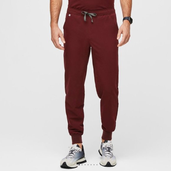 Figs Other - FIGS Tansen Jogger Medical Scrub Pants - Burgundy - Size Men's Small